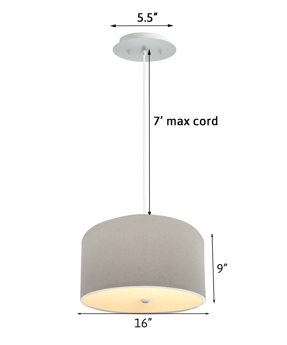 Oatmeal Ceiling Lamp