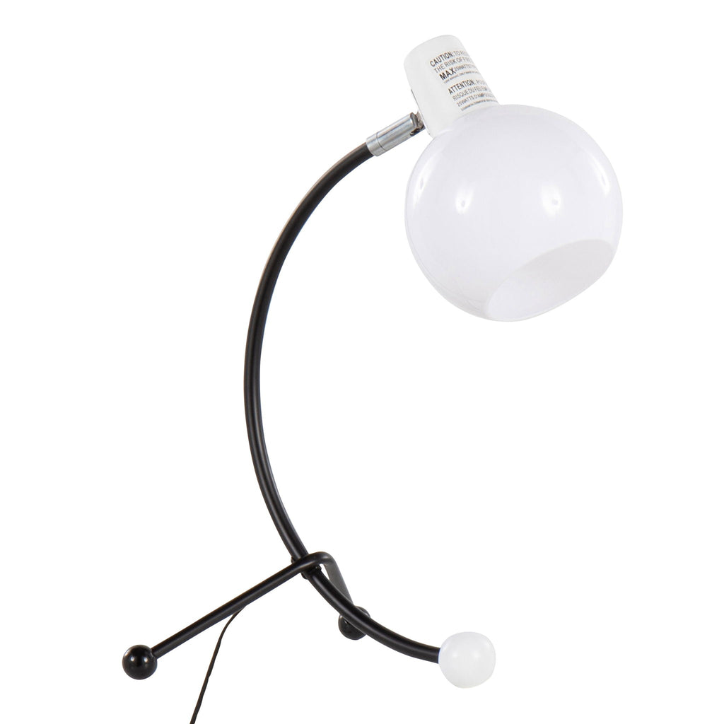 Eileen Task Lamp | Black Angled Frame Contemporary Task Lamp