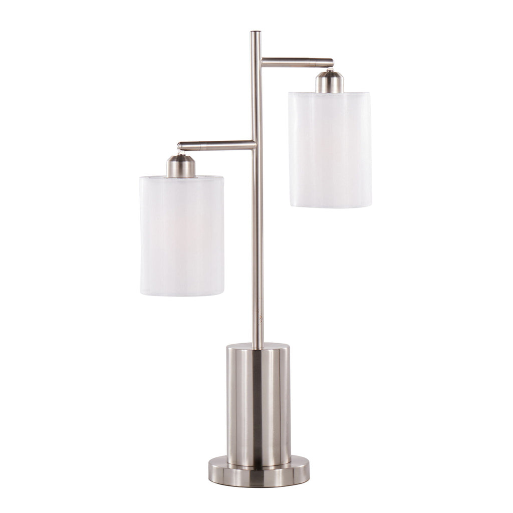 Cannes Dual-Light Table Lamp | Two-Way Adjustable Contemporary Table Lamp