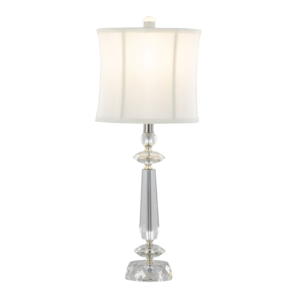 Karat Crystal Table Lamp Set | Faceted Crystal Table Lamp Set of 2