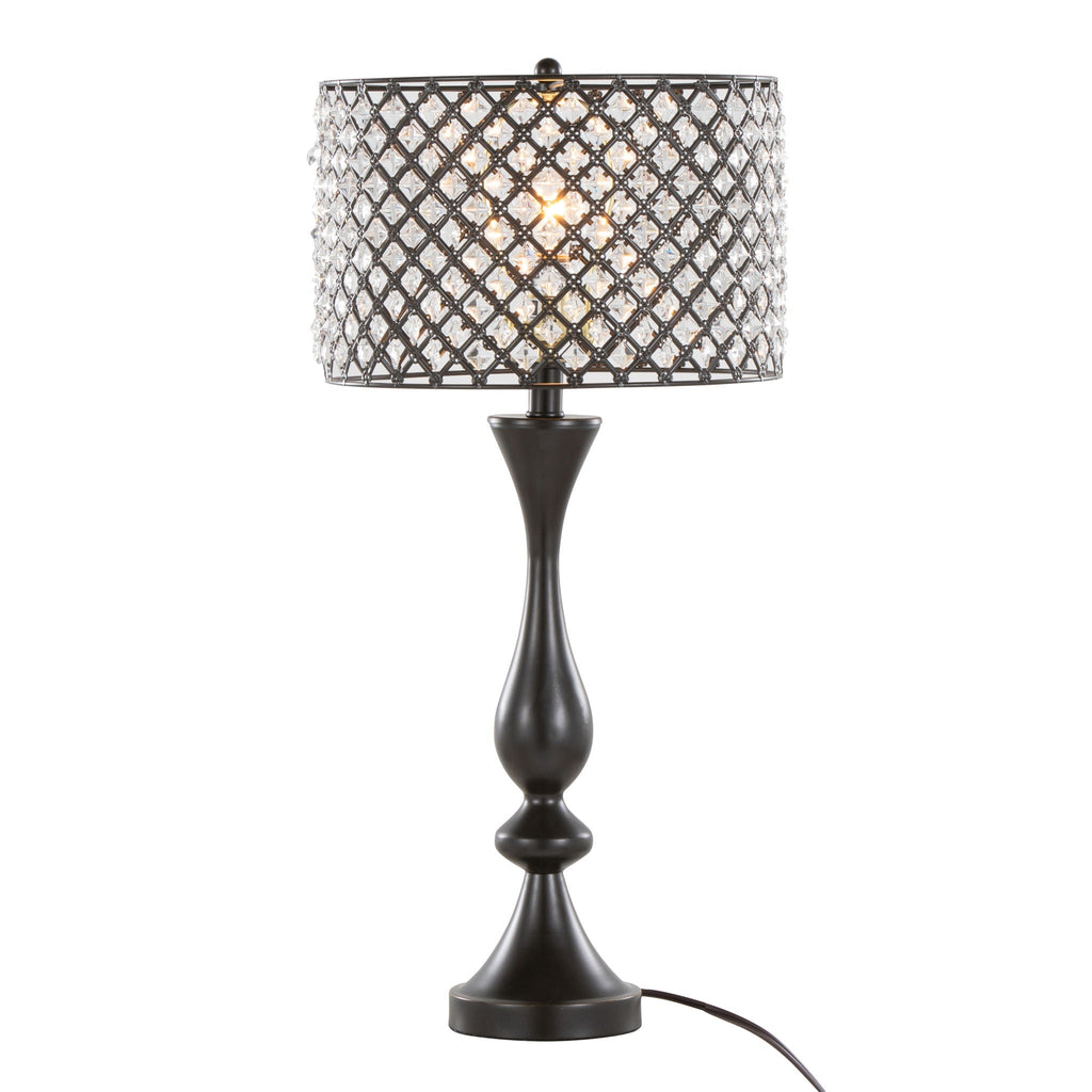 Topaz Tiered Table Lamp | Slim Curvaceous Contemporary Table Lamp