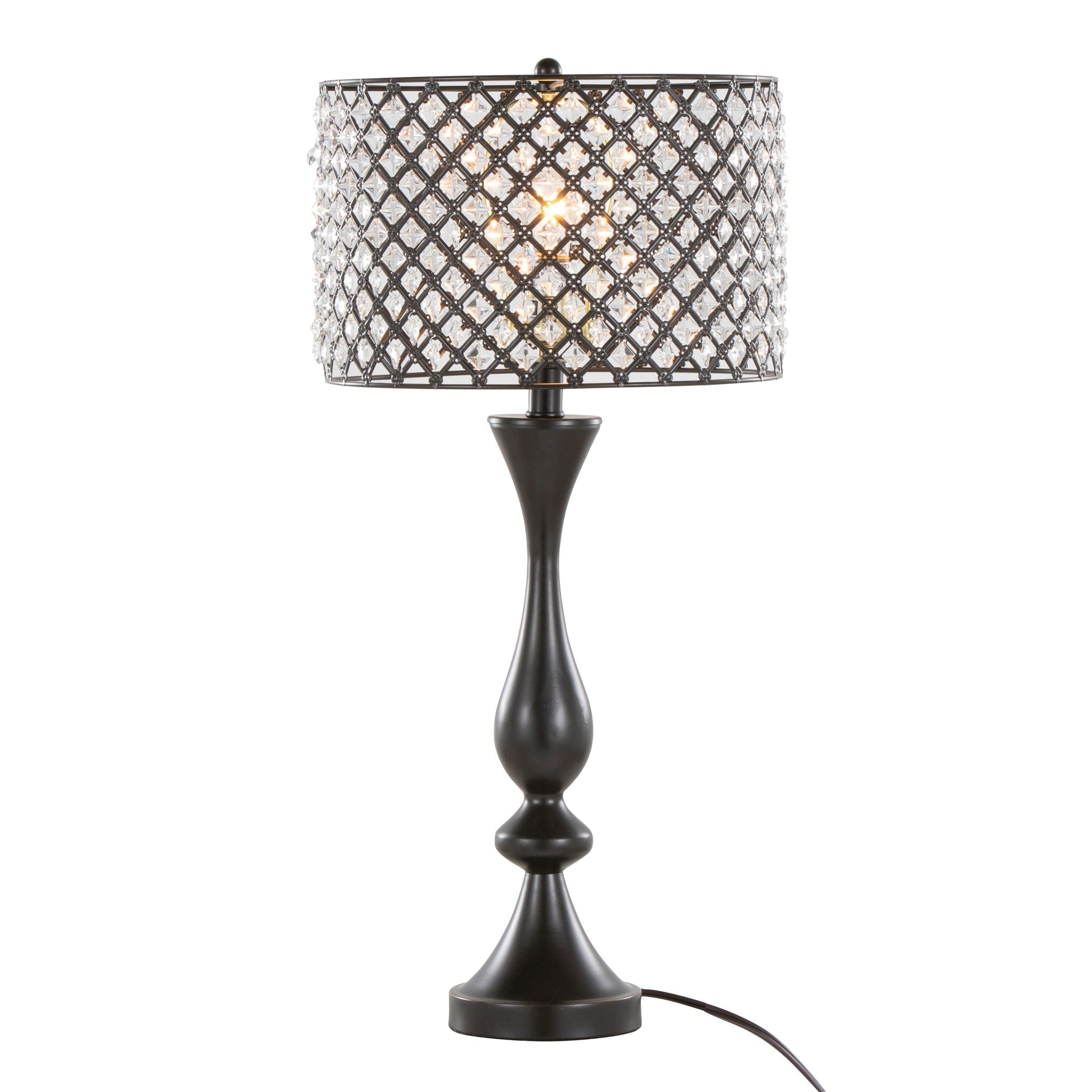 Topaz Tiered Table Lamp | Slim Curvaceous Contemporary Table Lamp
