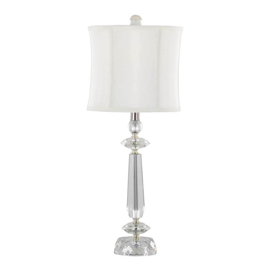 Karat Crystal Table Lamp Set | Faceted Crystal Table Lamp Set of 2