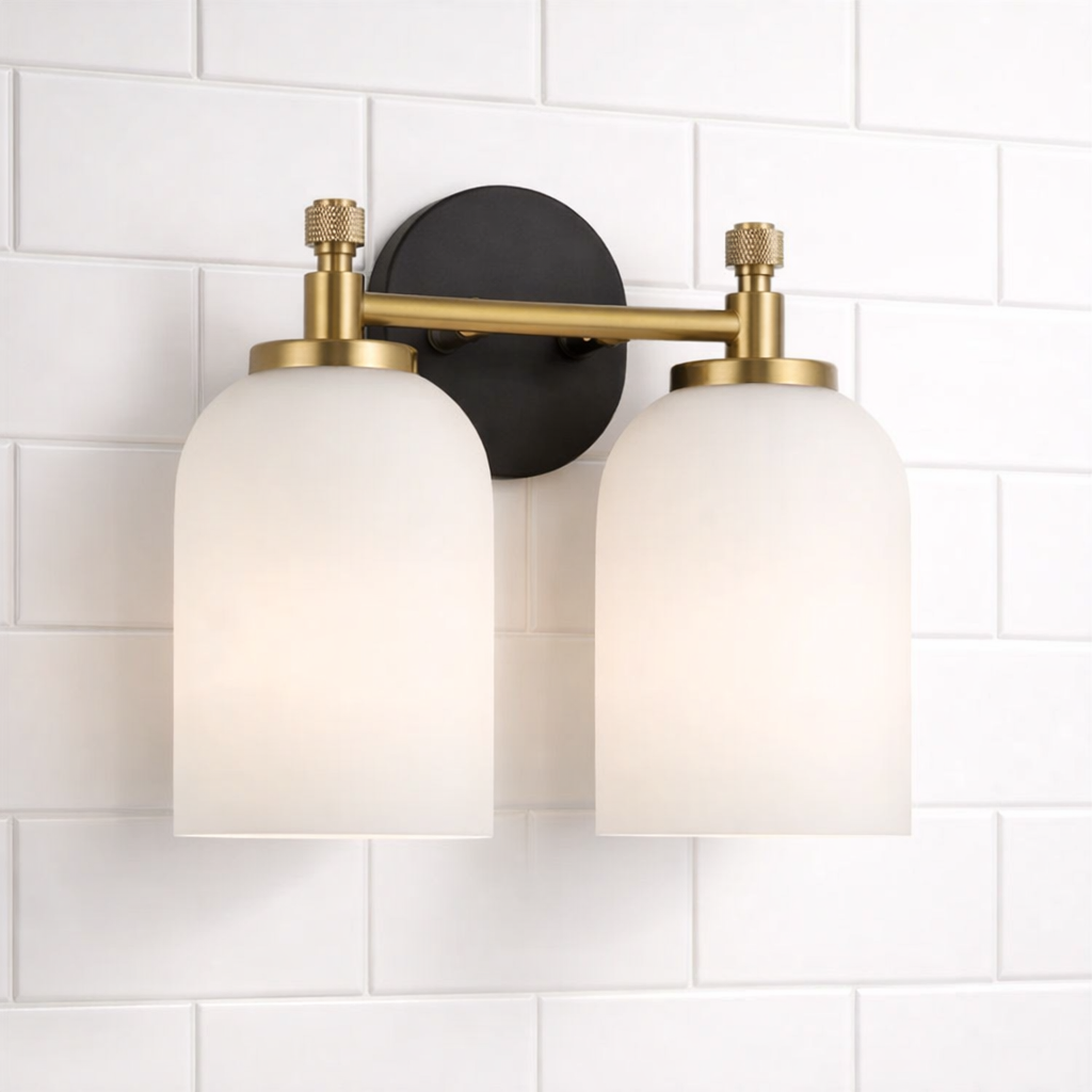 Vortex Two Lights Wall Sconce