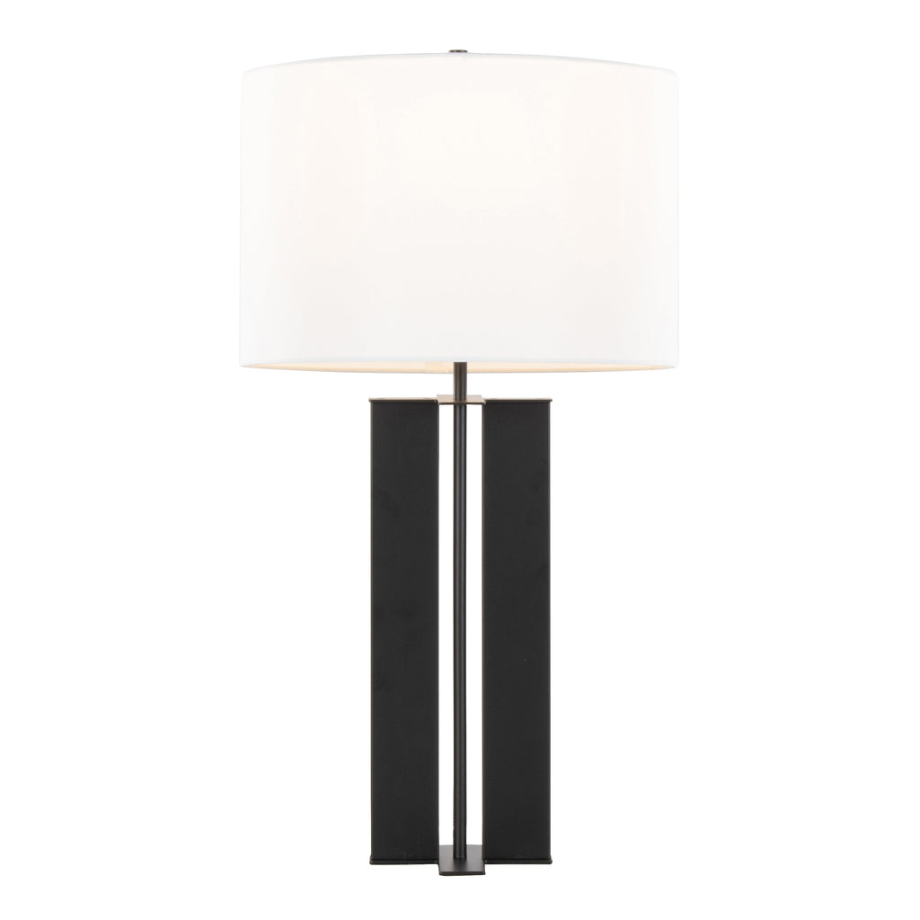 28" Contemporary Metal Table Lamp