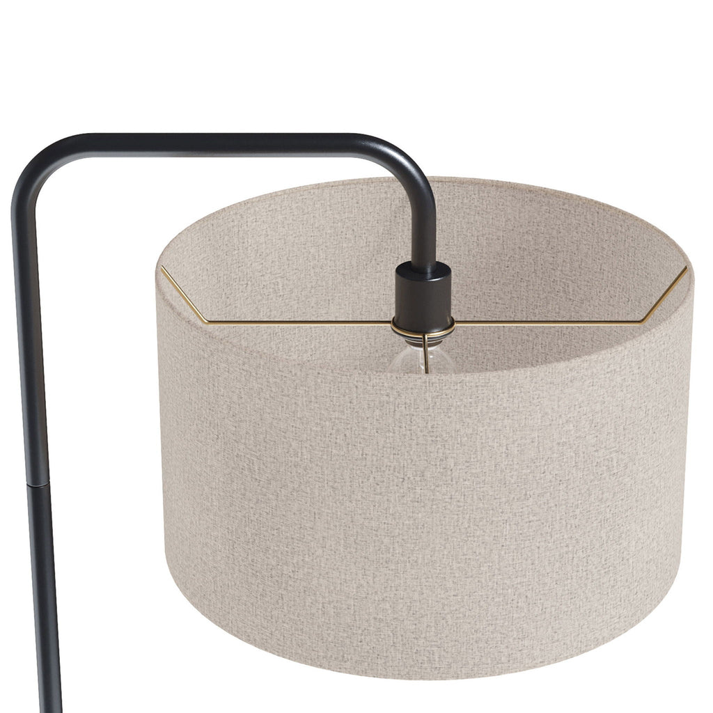 Puck Arc Floor Lamp | Slim Contemporary Arc Floor Lamp