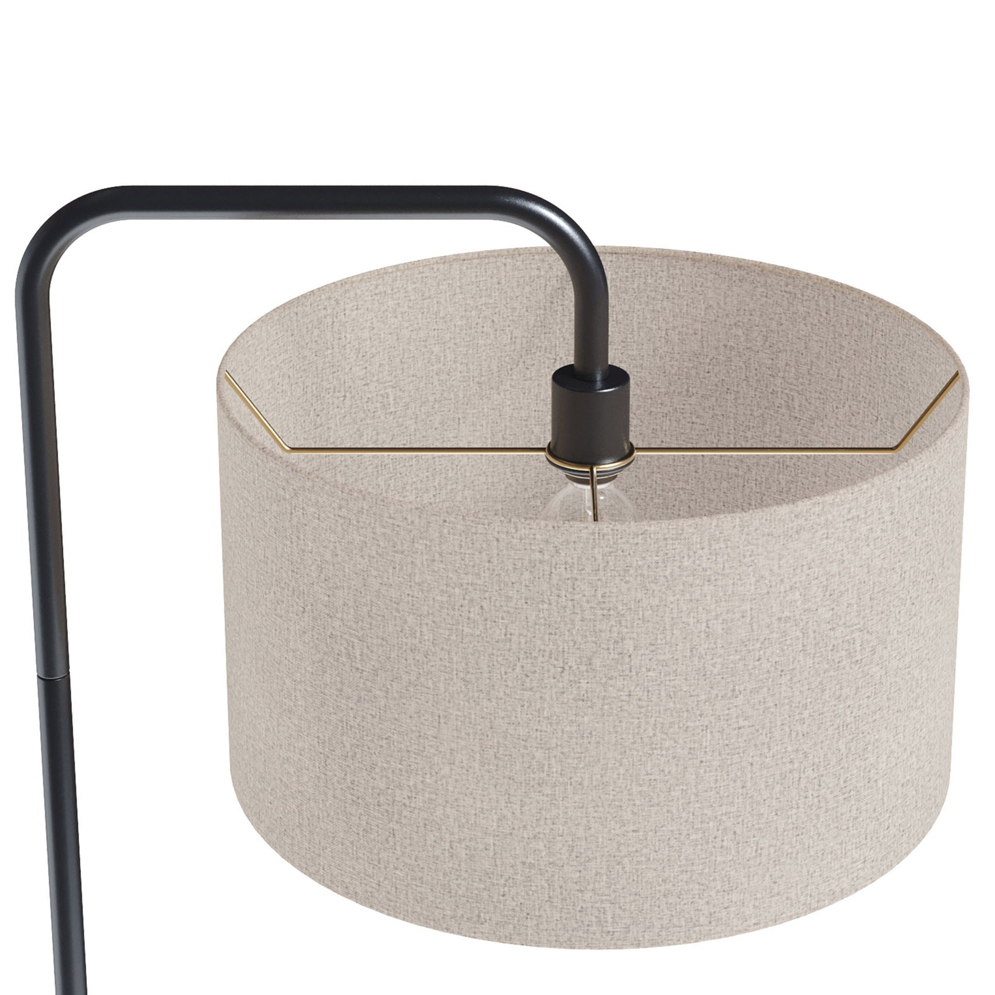 Puck Arc Floor Lamp | Slim Contemporary Arc Floor Lamp