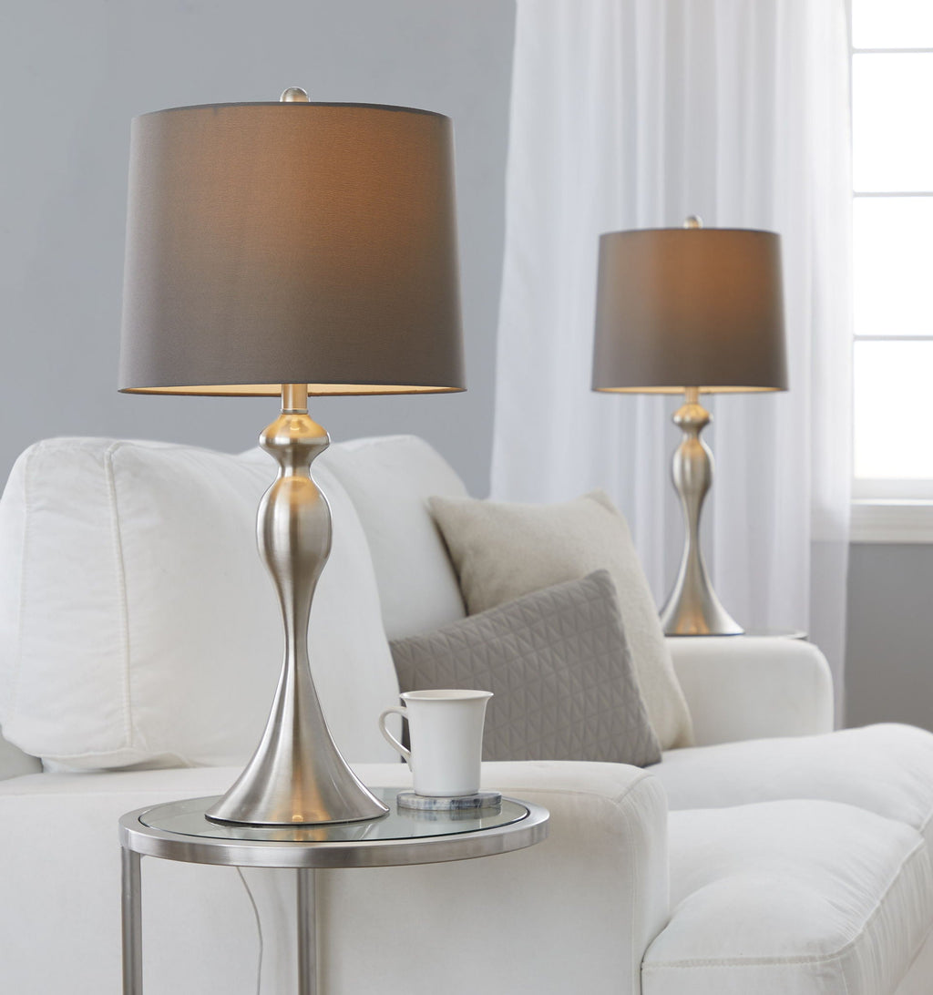 Ashland Hourglass Table Lamp Set | Large Contemporary Table Lamp Set of 2