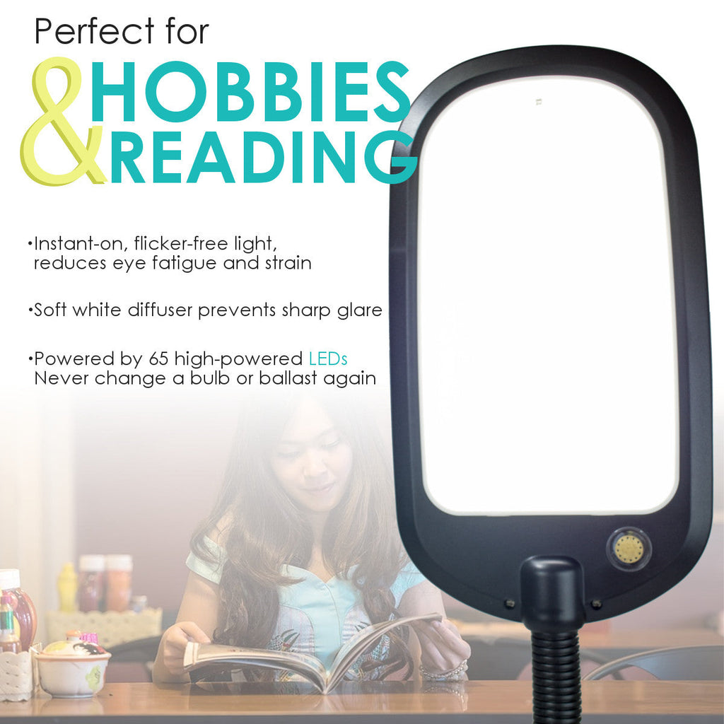 26"H Slim Design LED Reading light