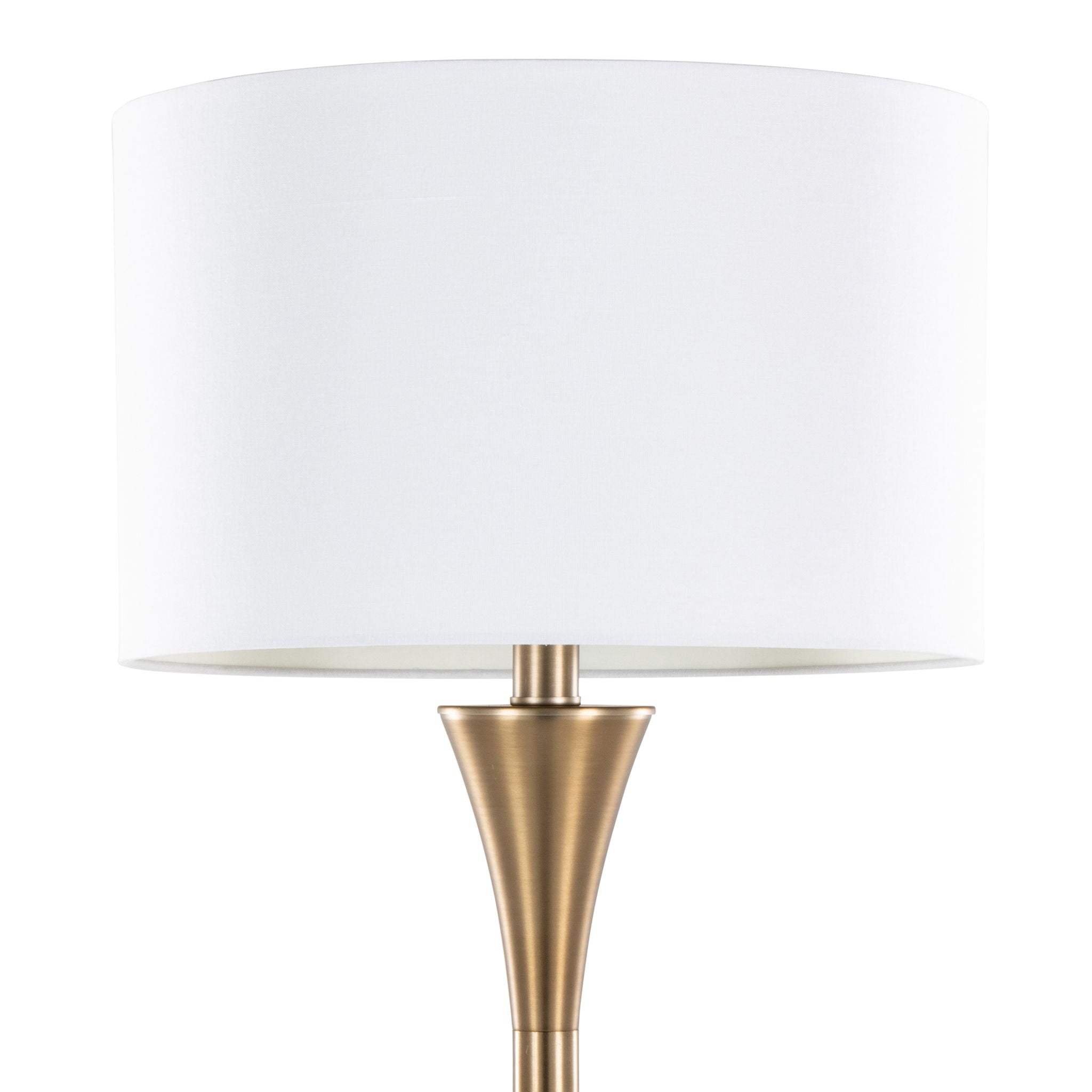 Lenuxe Hourglass Floor Lamp | Contemporary Curved Floor Lamp