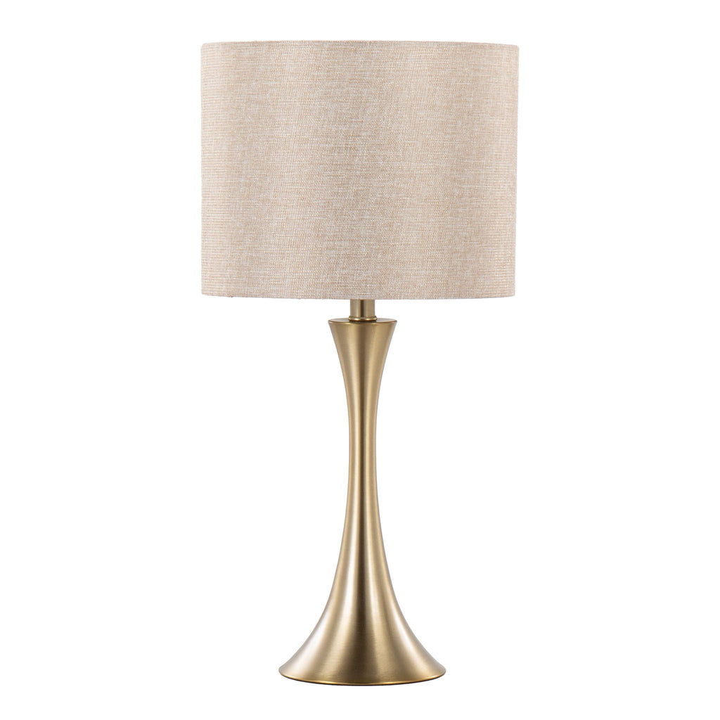 Lenuxe Hourglass Table Lamp Set | Contemporary Table Lamp Set of 2