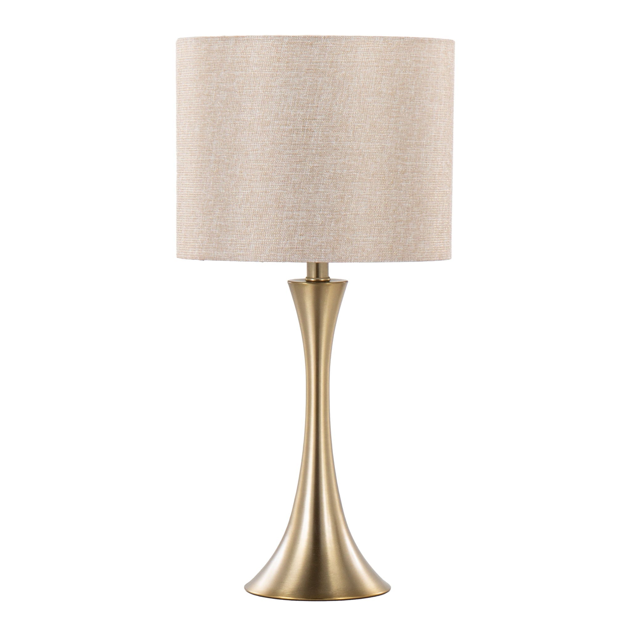 Lenuxe Hourglass Table Lamp Set | Contemporary Table Lamp Set of 2