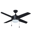 52" Europa IV 4-Blade Ceiling Fan Light