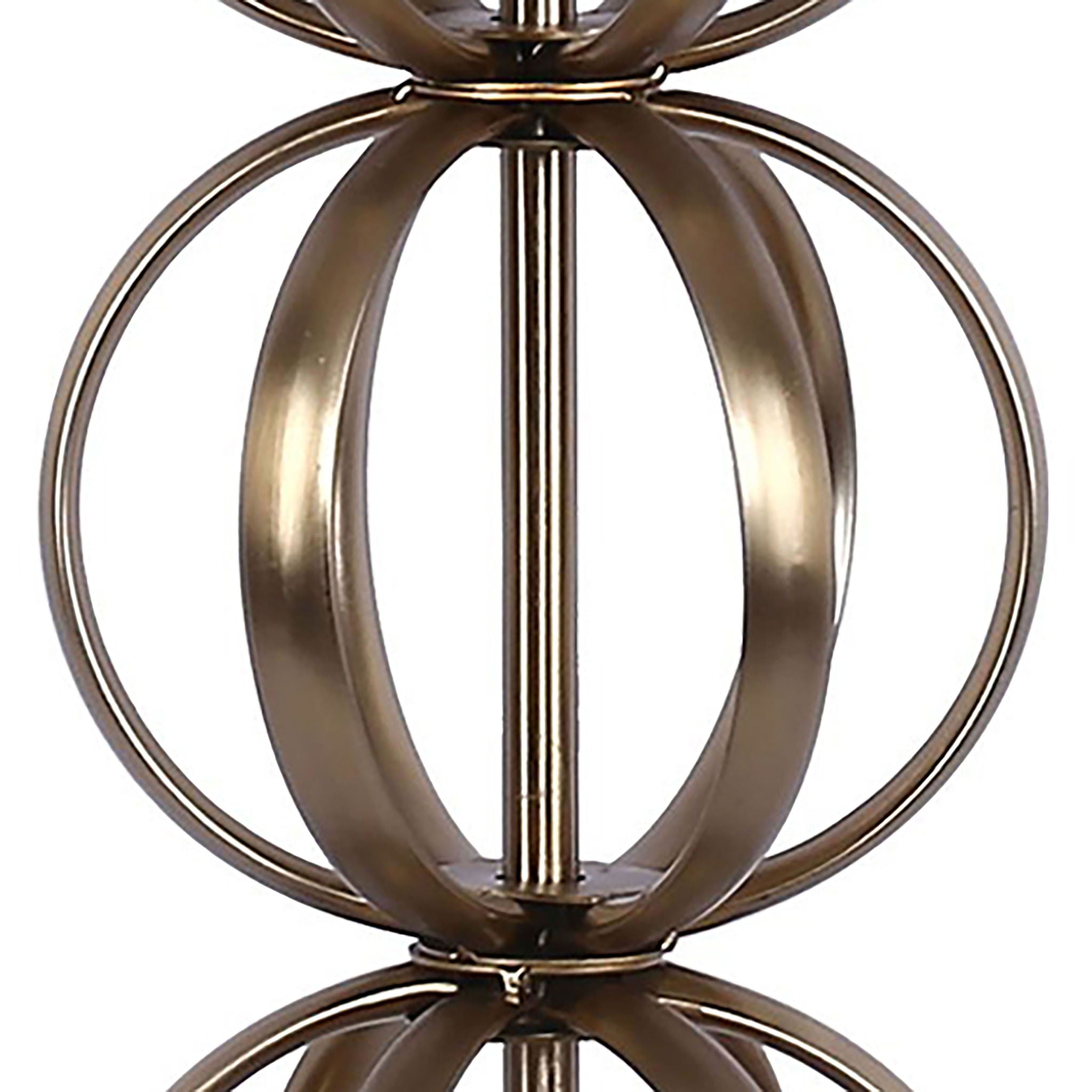 Linx Stacked Orb Table Lamp Set | Wire Orb Sculptural Table Lamp Set of 2