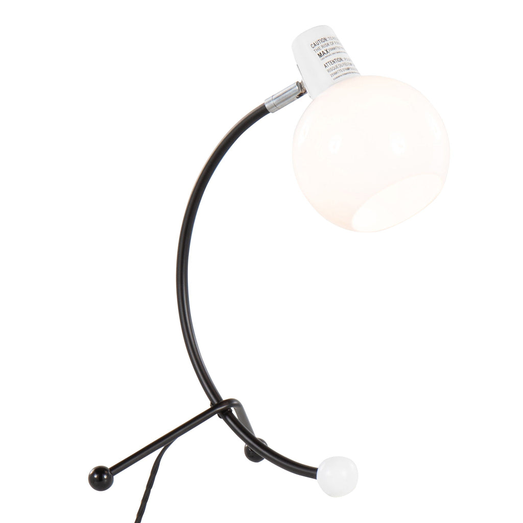 Eileen Task Lamp | Black Angled Frame Contemporary Task Lamp