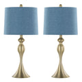Ashland Hourglass Table Lamp Set | Curvaceous Contemporary Table Lamp Set of 2