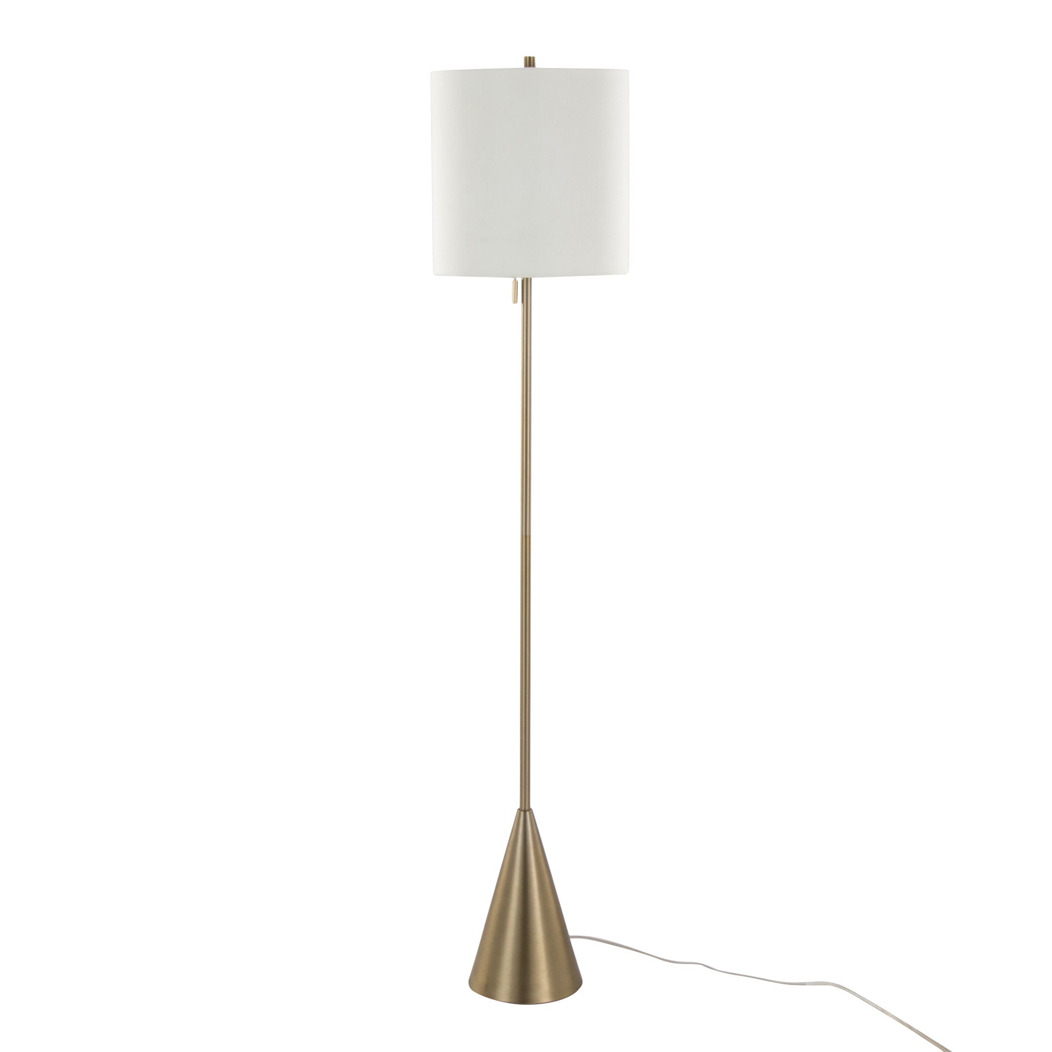 Cone Shade Floor Lamp | Flared Cone Contemporary Floor Lamp