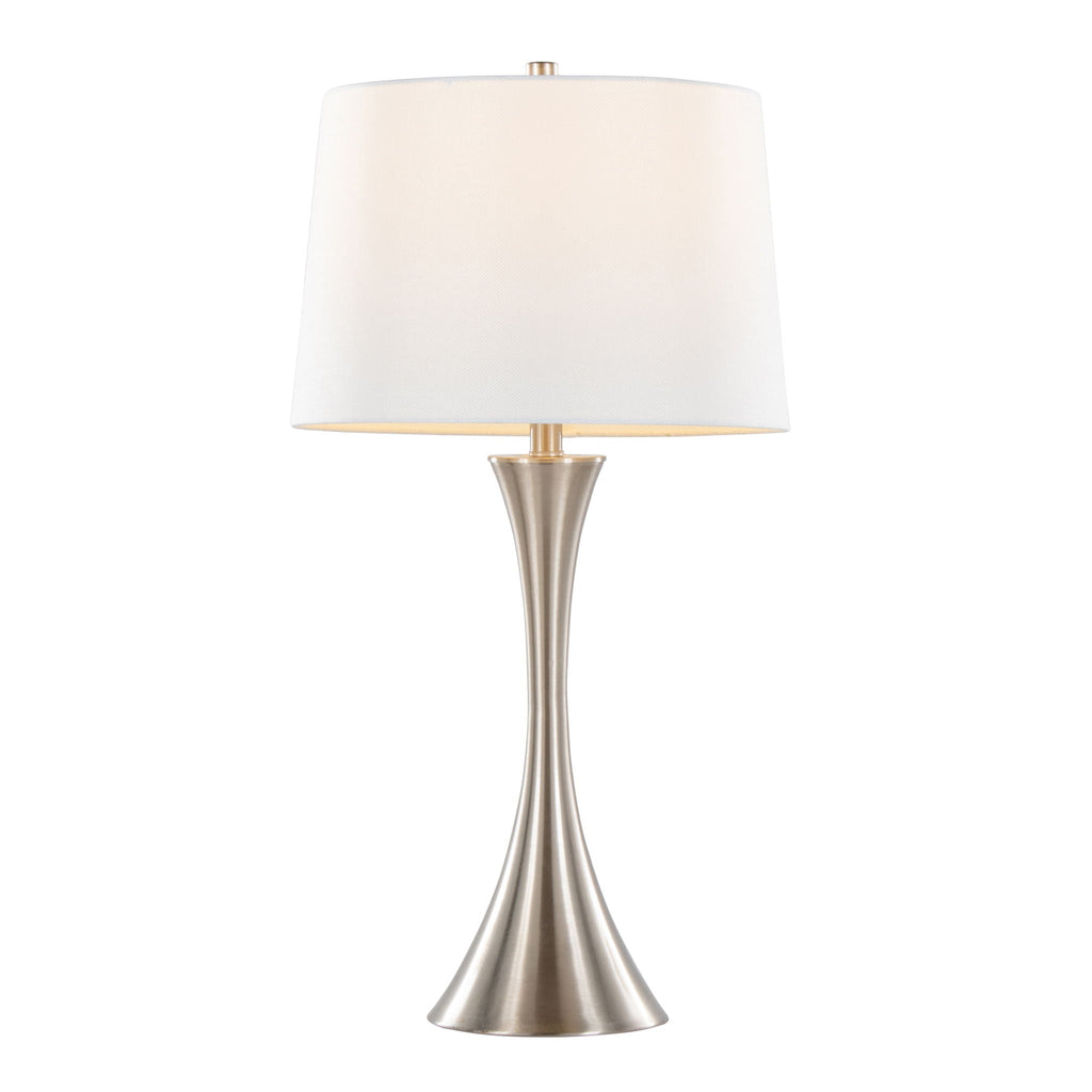 Lenuxe Elegant Table Lamp Set | Hourglass Table Lamp Set of 2