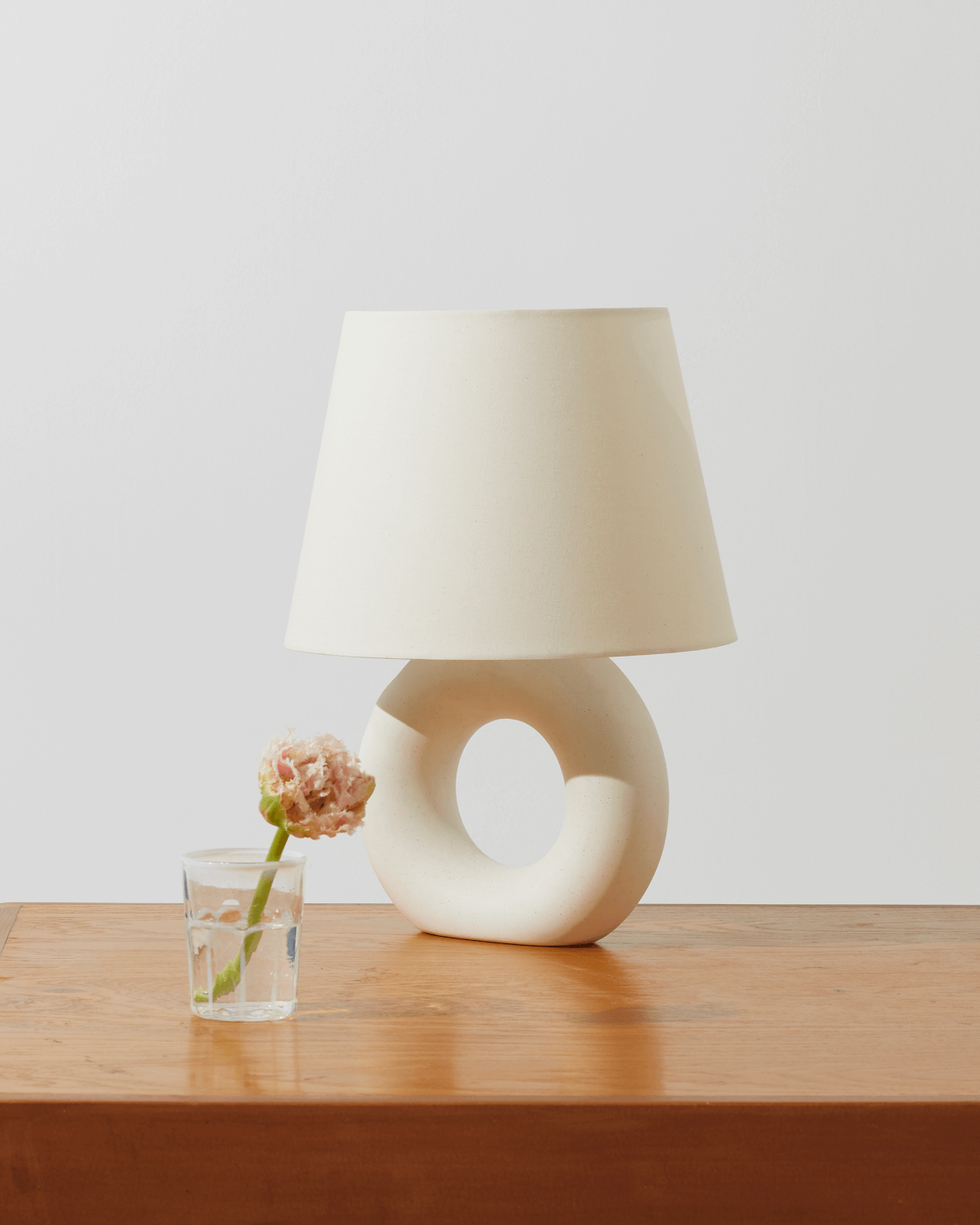 Chloe Table Lamp | Ceramic Donut Base Table Lamp – Brightech