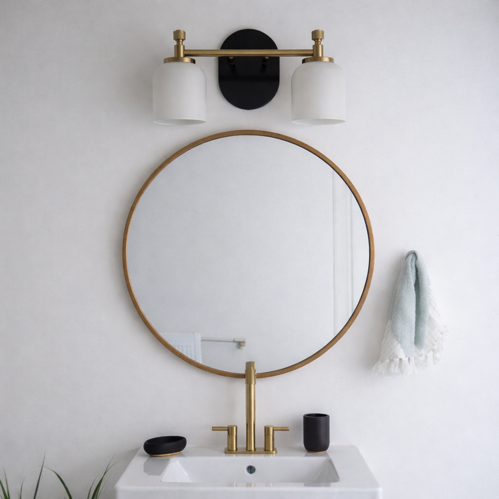 Vortex Two Lights Wall Sconce
