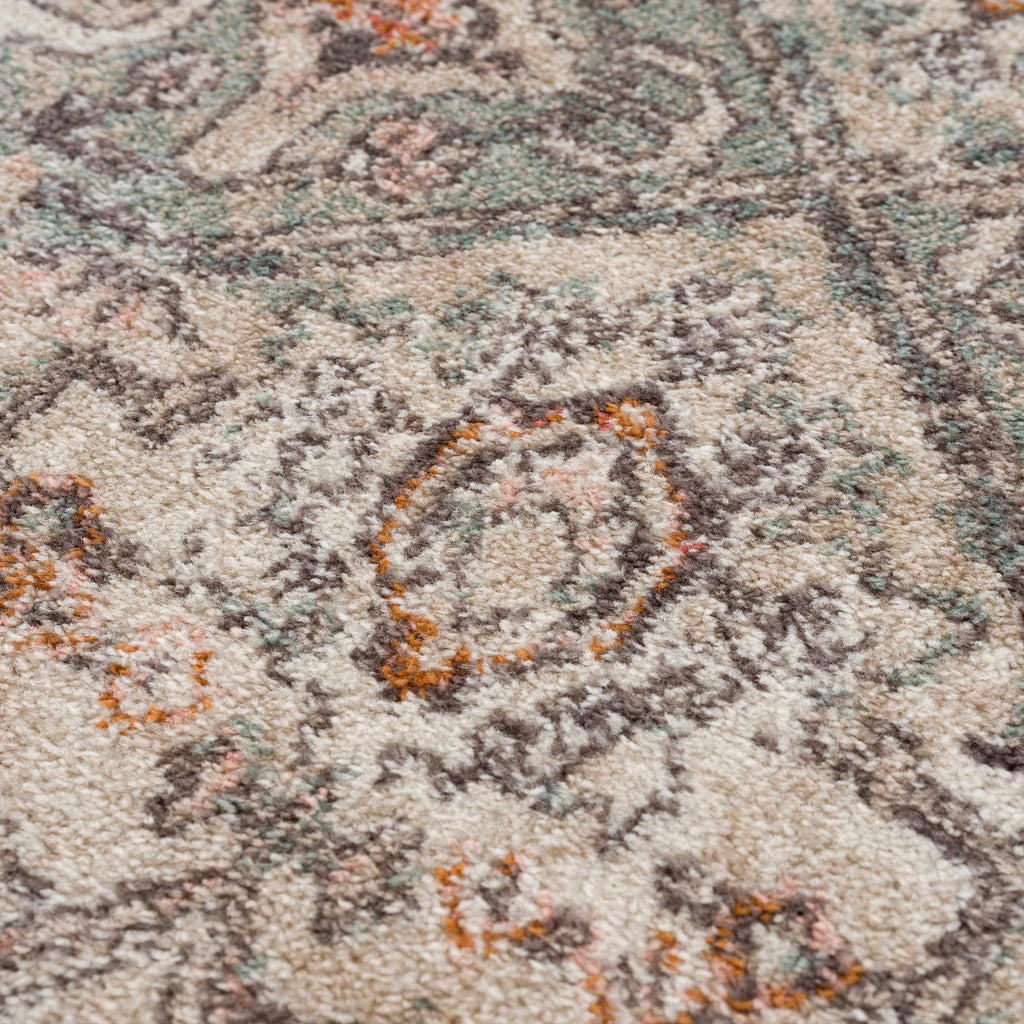 Bolinas Distressed Area Rug | Pink, Red & Blue Tones