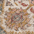 Peeta Brown Medallion Area Rug