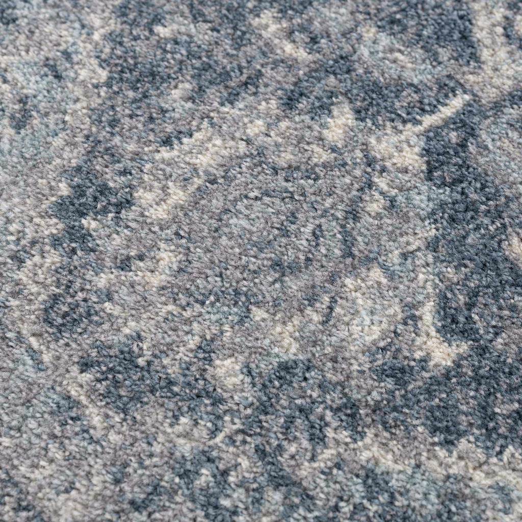 Peeta Blue Medallion Area Rug
