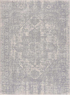 Peeta Gray Medallion Area Rug