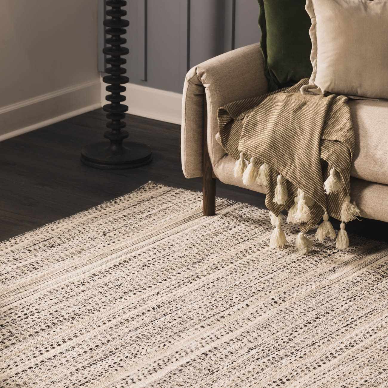 Arabi Hand Woven Wool Area Rug