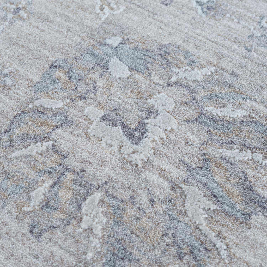 Albuquerque Distressed Area Rug | Beige, Gray & Blue Tones