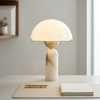 Alabaster Peono Table Lamp