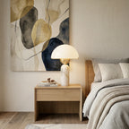 Alabaster Peono Table Lamp