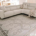 Amaga High-Low Area Rug | Diamond Pattern Design