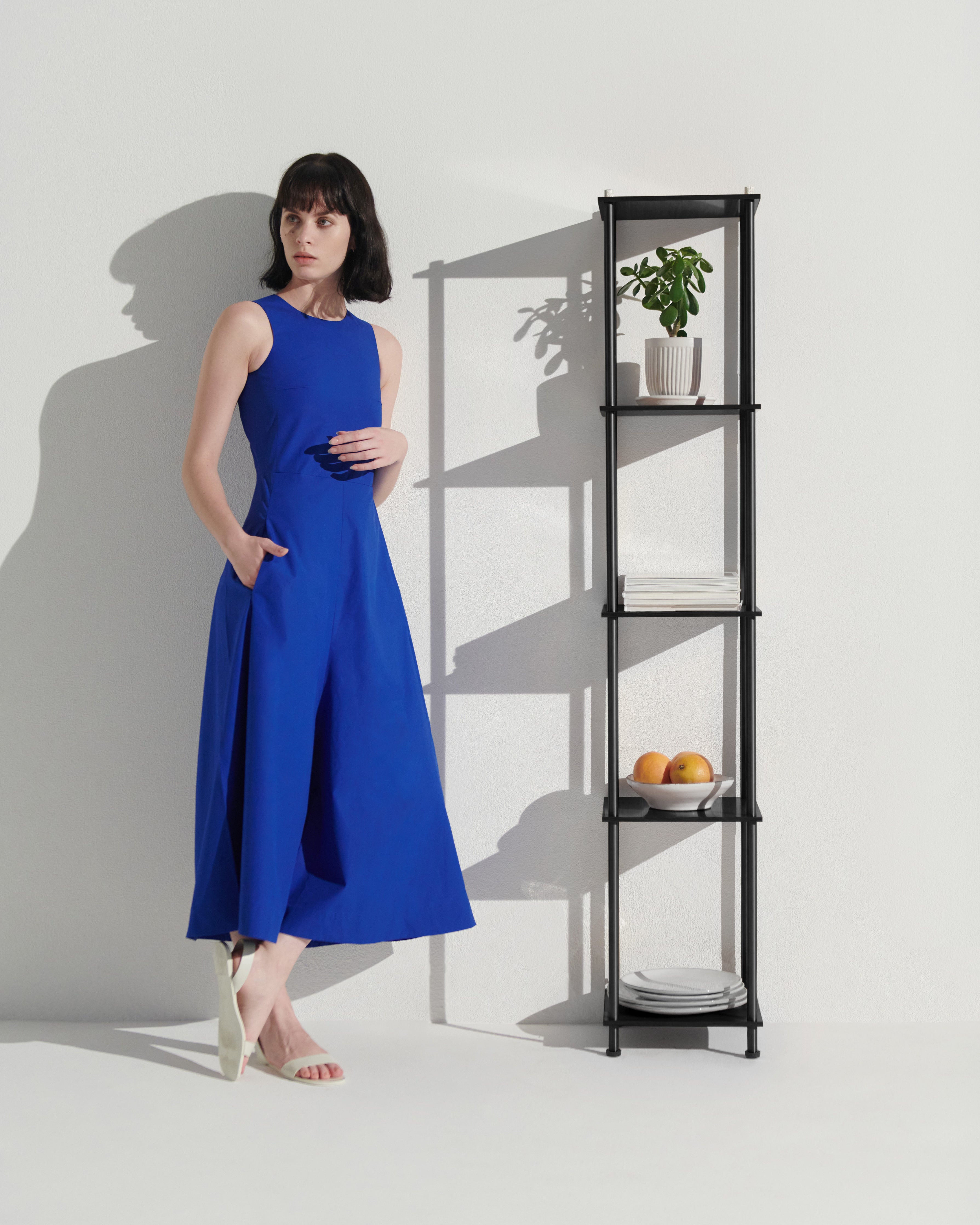 Aria Shelf Floor Lamp | Floor Lamp with Shelves – Brightech