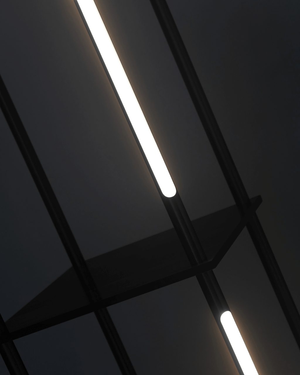 Aria Shelf Floor Lamp | Floor Lamp with Shelves – Brightech