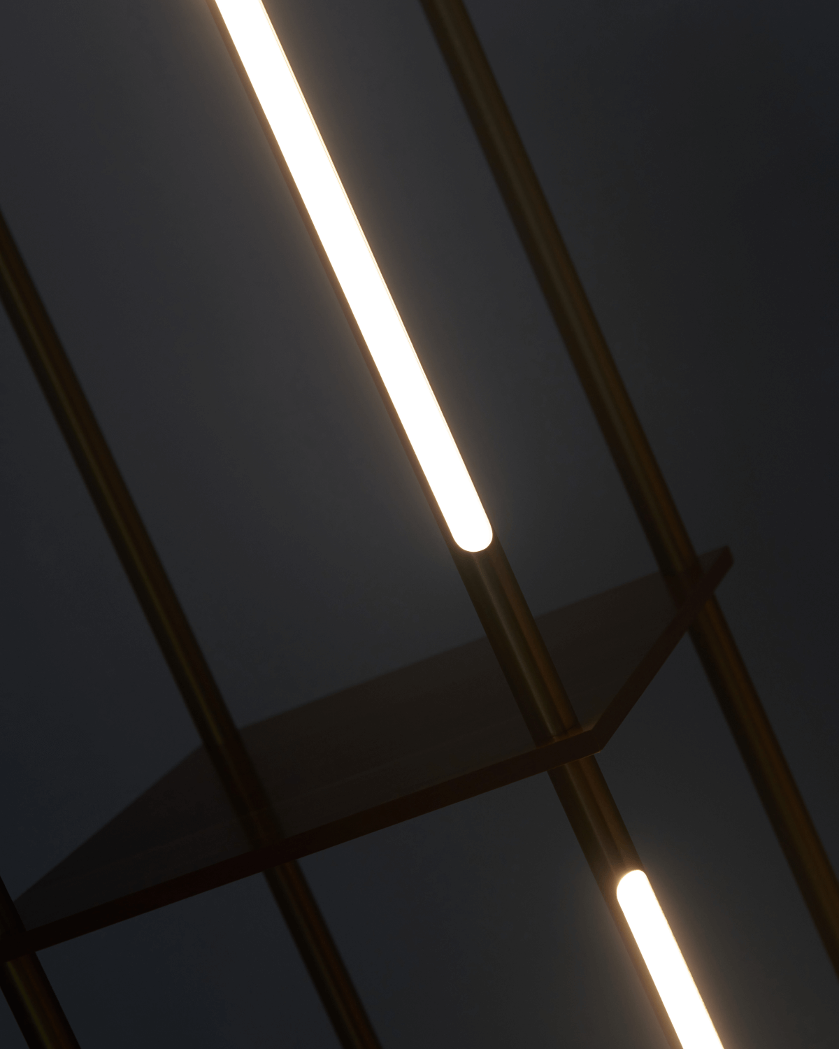Aria Shelf Floor Lamp | Floor Lamp with Shelves – Brightech