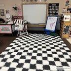 Atira Black & White Area Rug