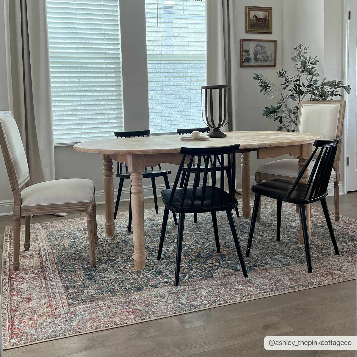 Avel Washable Area Rug | Traditional Bordered Design