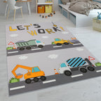 Construction Road Kids Play Mat