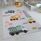 Construction Site Kids Play Mat