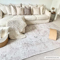 Bethany Washable Area Rug | Persian-Inspired Distressed Design – Hauteloom
