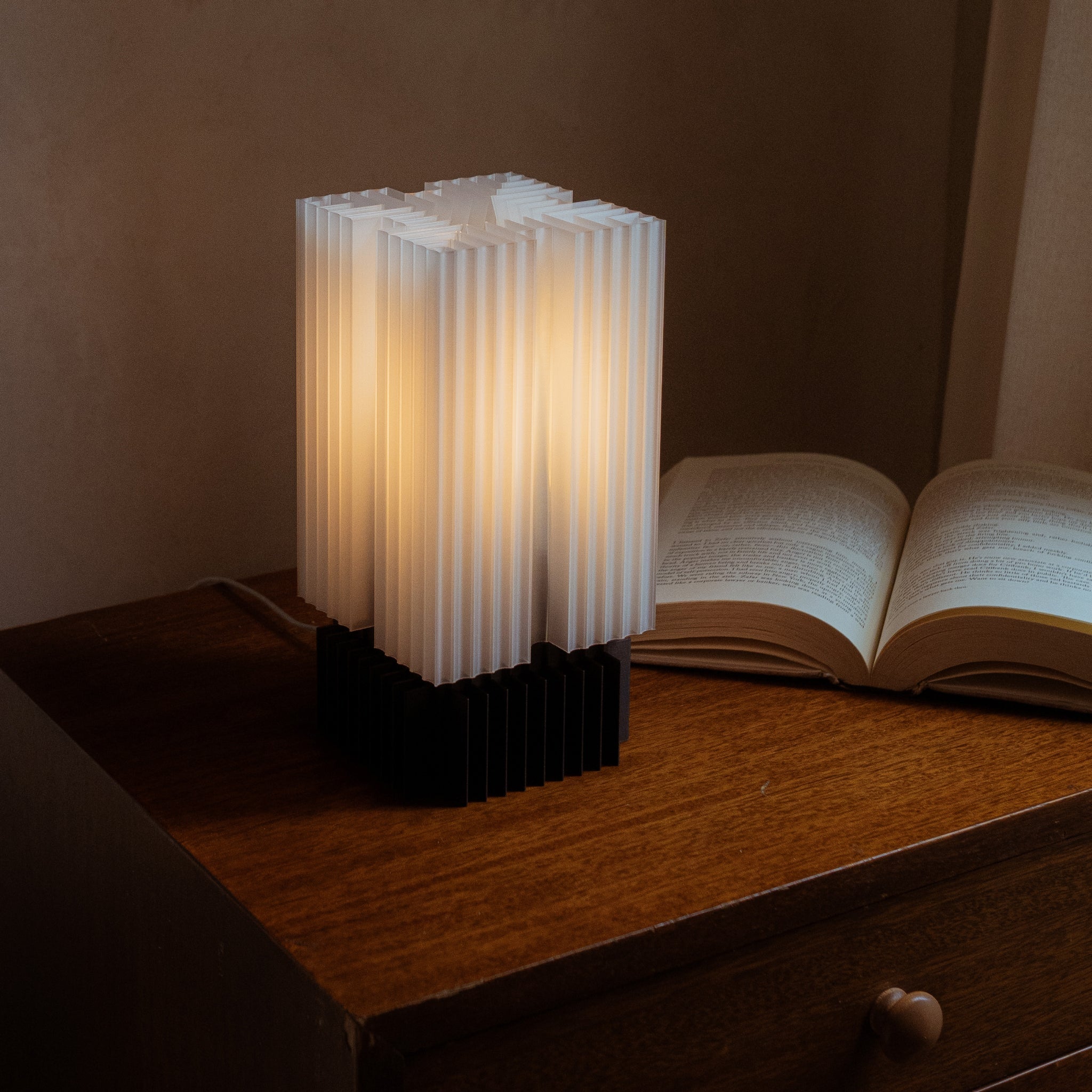 Brut Lamp | Brutalist Designer Table Lamp | Wooj Design