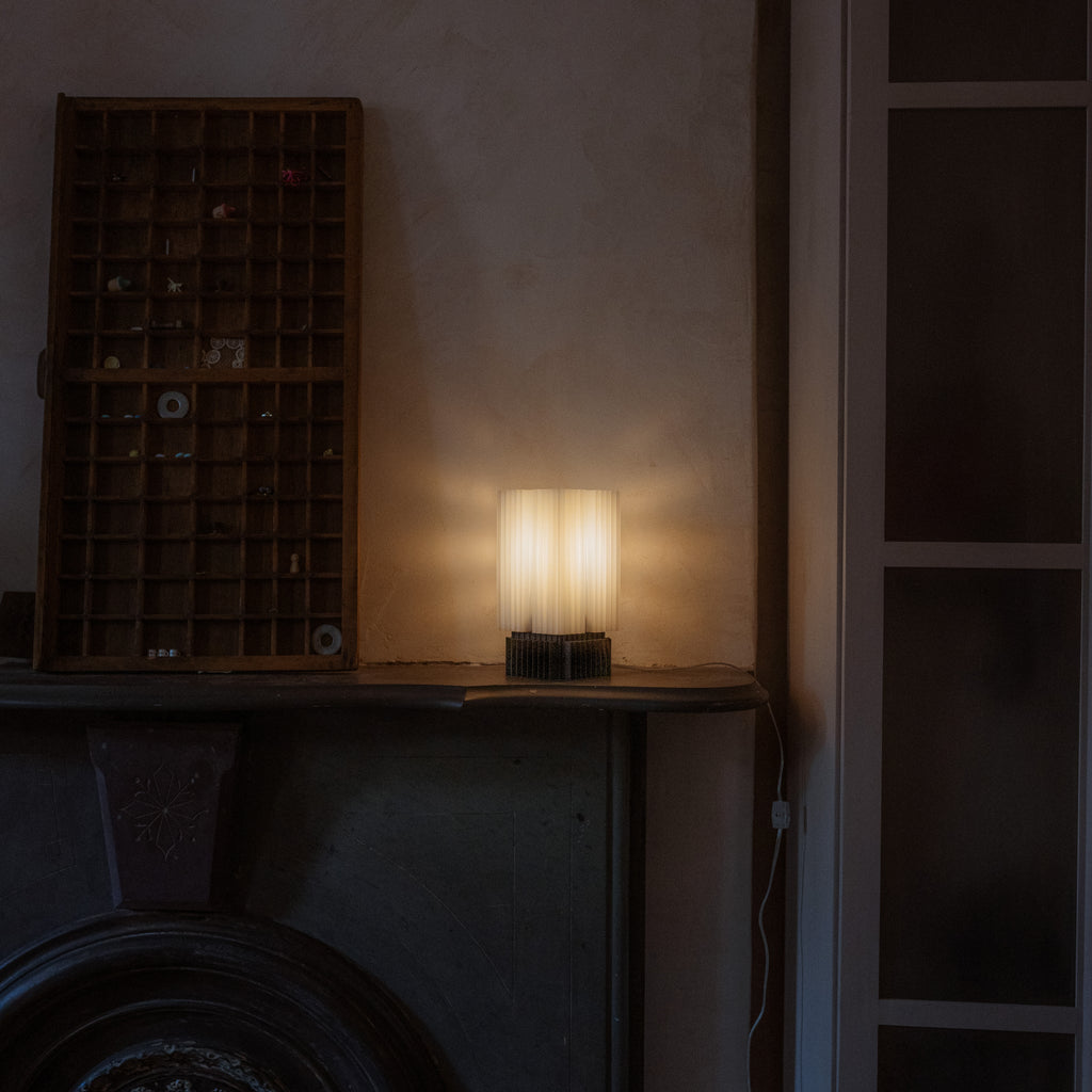 Brut Lamp | Brutalist Designer Table Lamp | Wooj Design