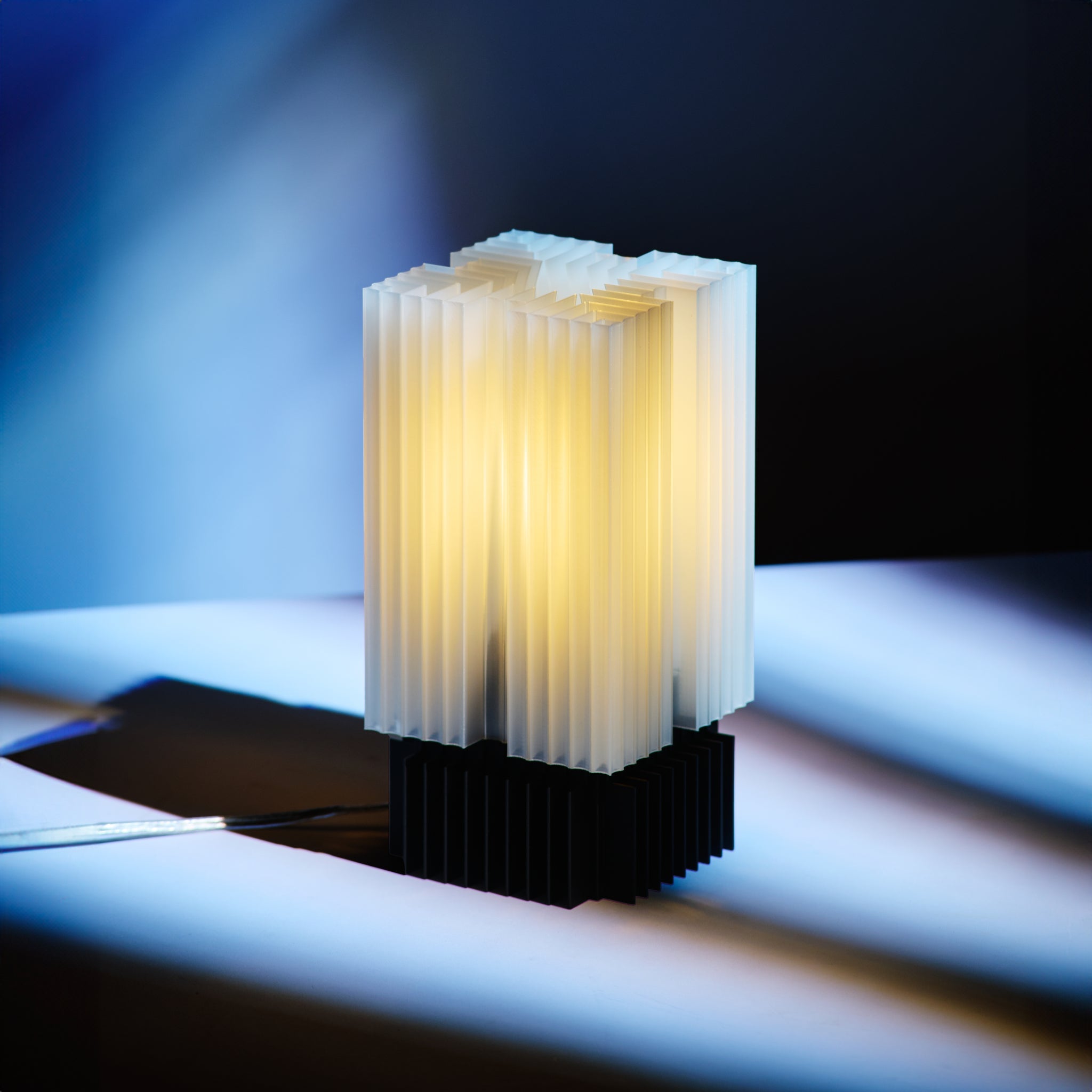 Brut Lamp | Brutalist Designer Table Lamp | Wooj Design