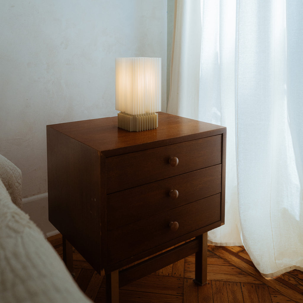 Brut Lamp | Brutalist Designer Table Lamp | Wooj Design