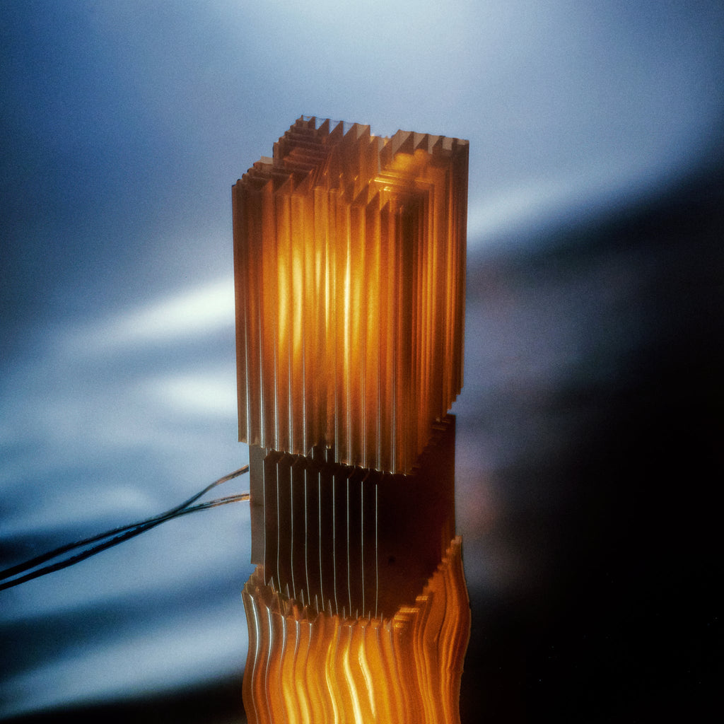 Brut Lamp | Brutalist Designer Table Lamp | Wooj Design