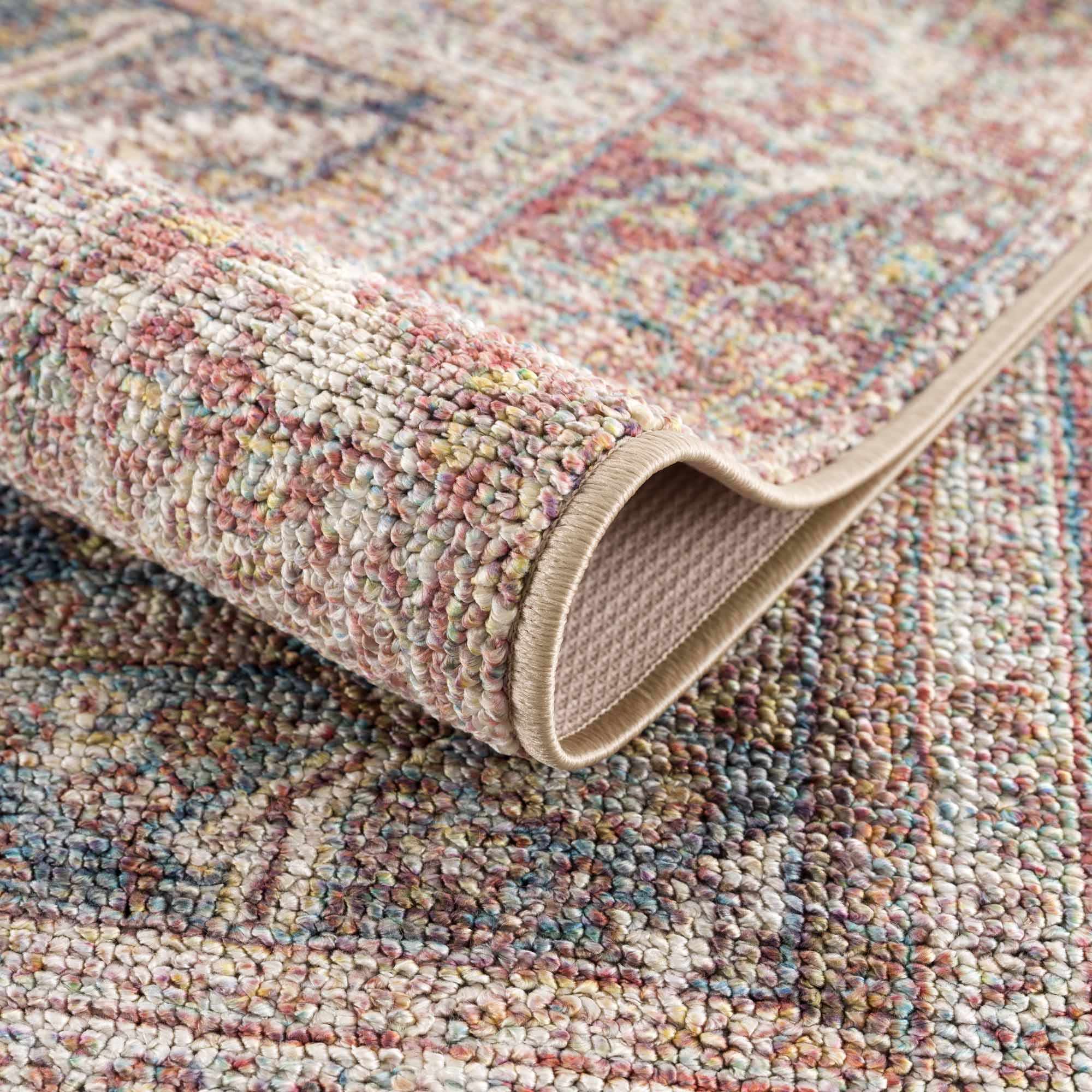 Avel Washable Area Rug | Traditional Bordered Design