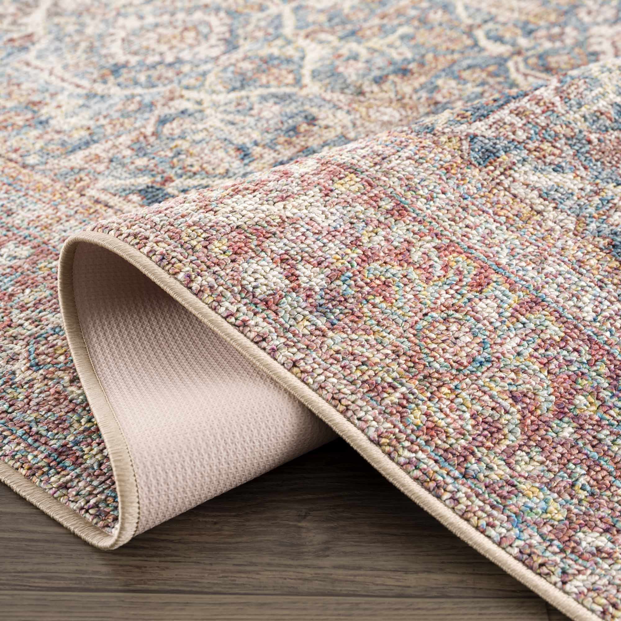 Avel Washable Area Rug | Traditional Bordered Design