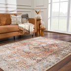 Beck Peach Area Rug