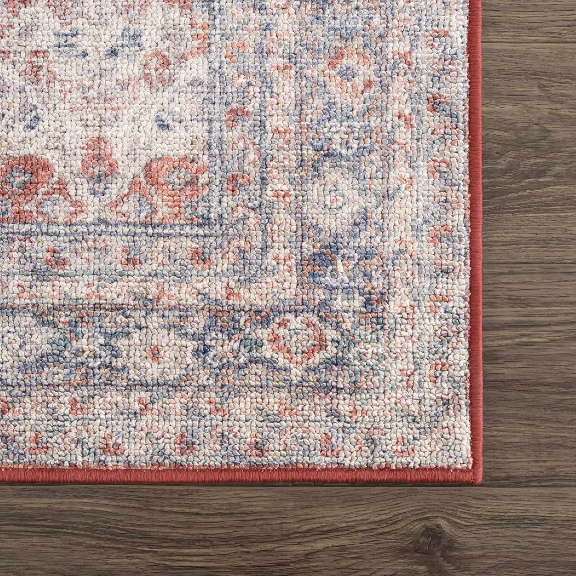 Ambre Washable Area Rug | Distressed Traditional Oriental Design – Hauteloom
